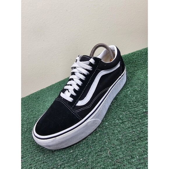 Vans Old Skool Stackform Platform Suede Canvas Shoes Mens 9 Womens 10.5 - Picture 8 of 11